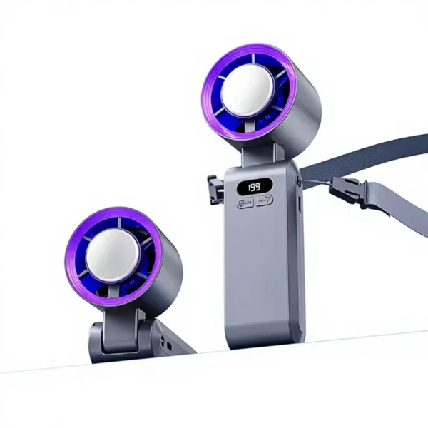 Handheld Hanging Neck Fan, YS-JF137, 3600mAh - view 4