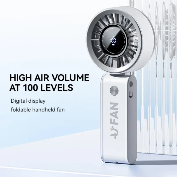 Handheld Mini Portable Fan, F133, USB, 1-100, Brushless