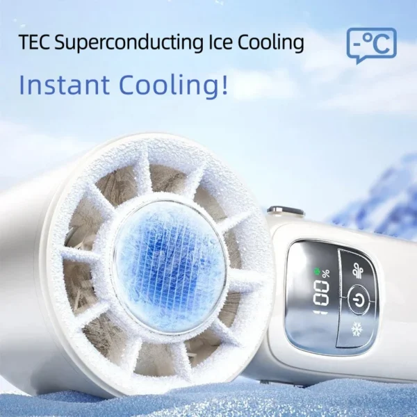 Handheld Semiconductor Cooling Fan, 100, Portable - view 2
