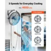 Hanging Mist Fan, Wall, IP44, 60W - view 4