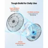 Hanging Mist Fan, Wall, IP44, 60W - view 6