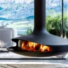 Hanging Suspended Fireplace, Ceiling, 1000mm