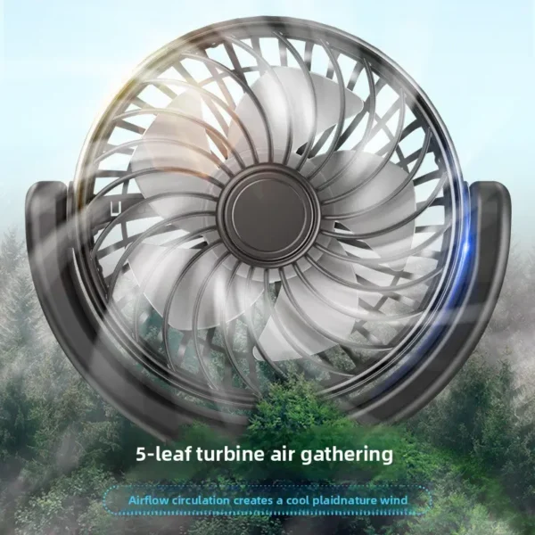 Headrest Mini Cooling Fan, 5V, 360° - view 5