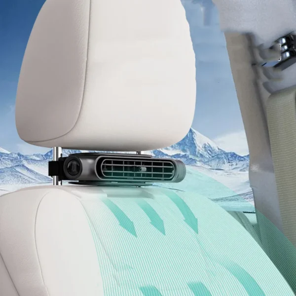 Headrest Mounted Leafless Fan, USB, 5W, ABS - view 5