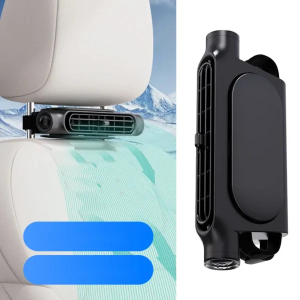 Headrest Mounted Leafless Fan, USB, 5W, ABS - view 6