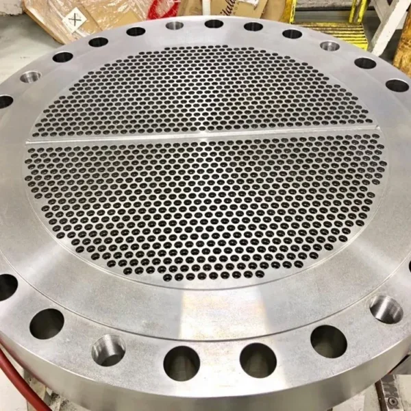 Heat Exchanger, Steel, Tube sheet