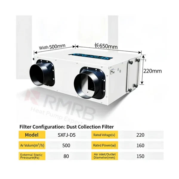 Heat Pump, HRV, Electric - view 3
