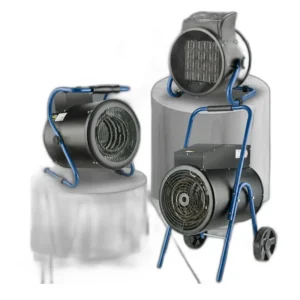 Heating Compact Electric Fan, PTC, 17.9x13.5x21.6cm