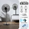 Height Stand Floor Fan, Plastic - view 2