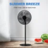 Height Stand Floor Fan, Plastic - view 5