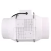 Hf-200 Inline Exhaust Fan, 200mm, Copper - view 3