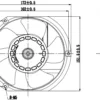 High Air Flow Fan, YCCFAN, 172*150*51mm, 24V, 48V - view 5