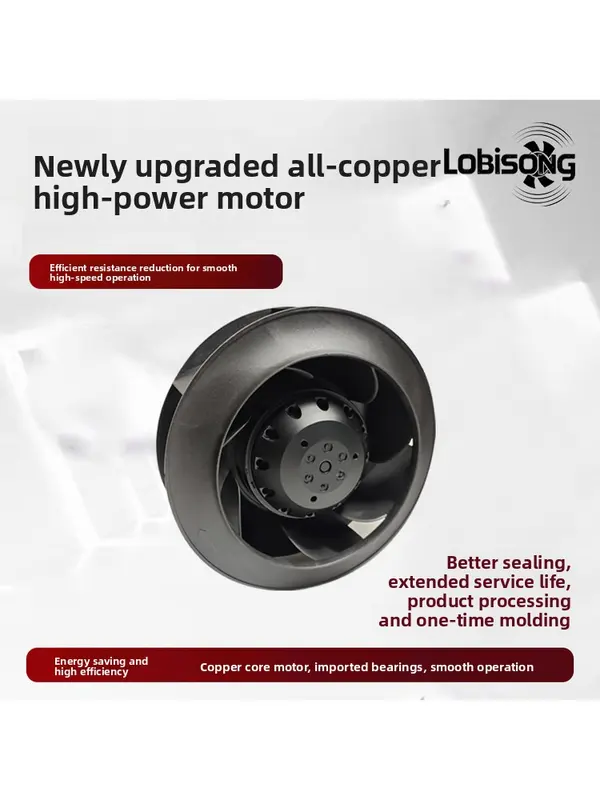 High Airflow Axial Fan, W2E250-HJ28-01, R2E280-AE52-17 - view 4
