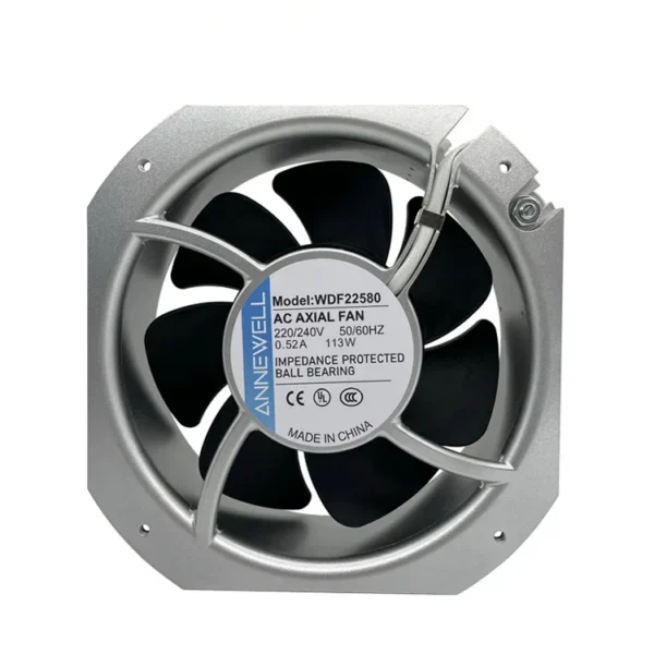 High-airflow Ventilation Axial Fan, 200FZY, 22580, AC220V/380V