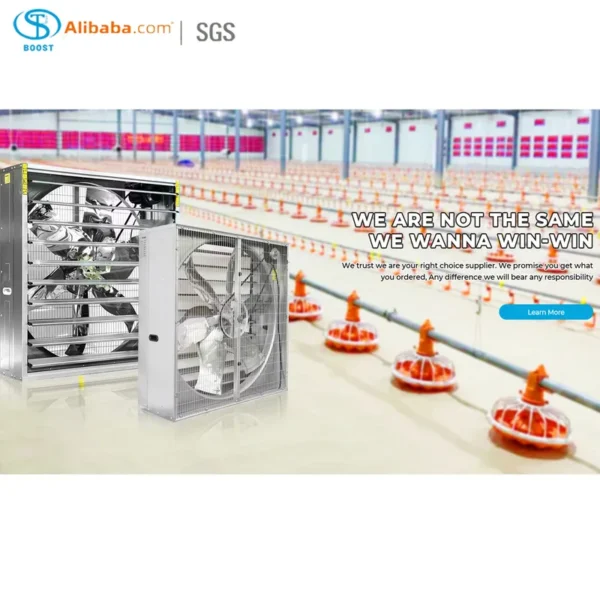 High Efficiency Poultry Fan, Axial, 50inch - view 5