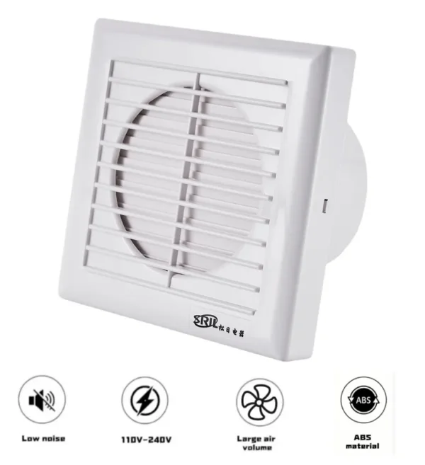 High Efficiency Ventilation Fan, ABS, Plastic