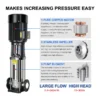 High-head Multistage Centrifugal Pump, 2200W, 142M, Stainless - view 3