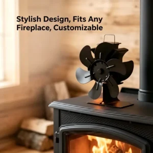 High Performance Thermoelectric Fireplace, Aluminum, W2-L007