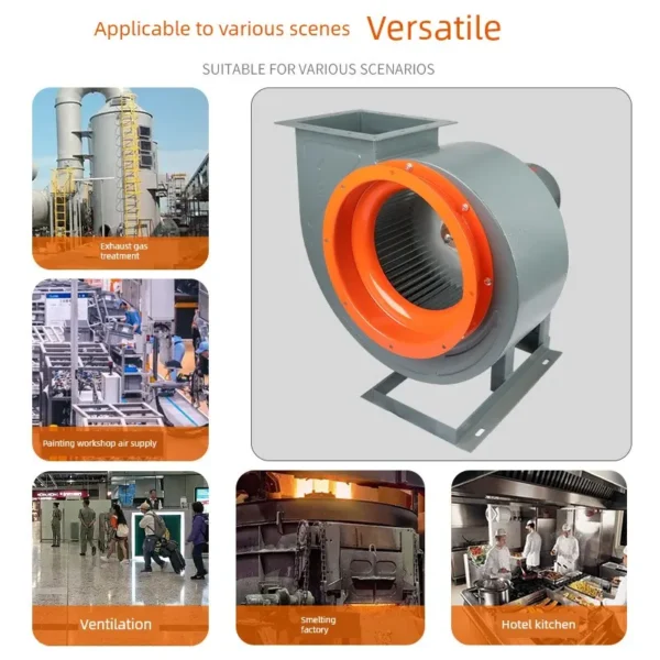 High-power Commercial Centrifugal Fan, 380V, Corded Electric - view 2