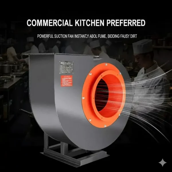 High-power Commercial Centrifugal Fan, 380V, Corded Electric - view 4
