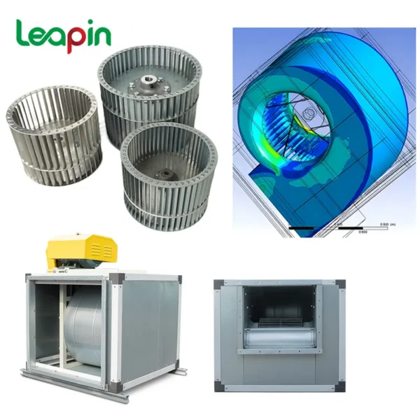 High-pressure Centrifugal Exhaust Fan, 120000m³/h, 1600Pa - view 2