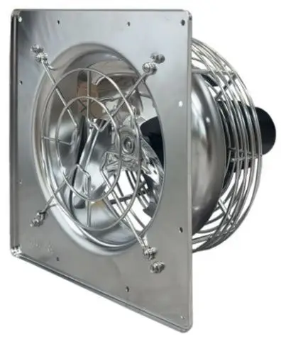 High Pressure Exhaust Fan, 100%, Explosion-proof, Axial, Cast - view 3
