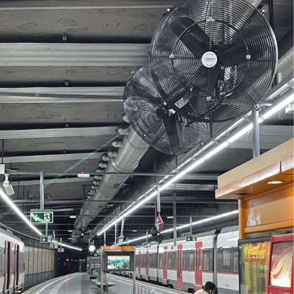 High-pressure Industrial Misting Fan, 220V, Wall - view 4