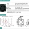 High-pressure Radial Blower, 4020, 40x40x20mm, Centrifugal - view 6