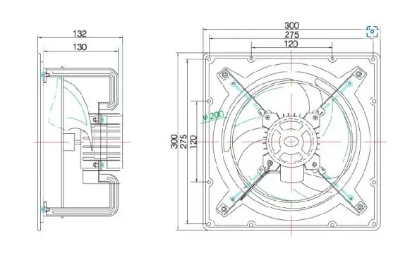 High Pressure Ventilating Fan, ROBOTECH, Cast - view 2