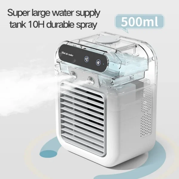 High Quality Air Cooler, 1800mAh, USB, Plastic - view 2
