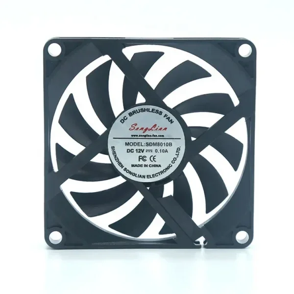 High Static Pressure Fan, 80X80X20/25/38Mm, 12V, 24V, 48V