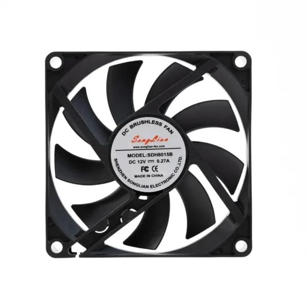 High Static Pressure Fan, 80X80X20/25/38Mm, 12V, 24V, 48V - view 2