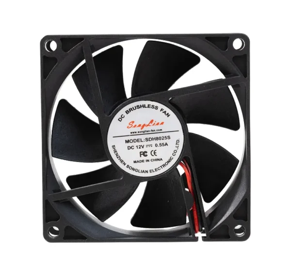 High Static Pressure Fan, 80X80X20/25/38Mm, 12V, 24V, 48V - view 4