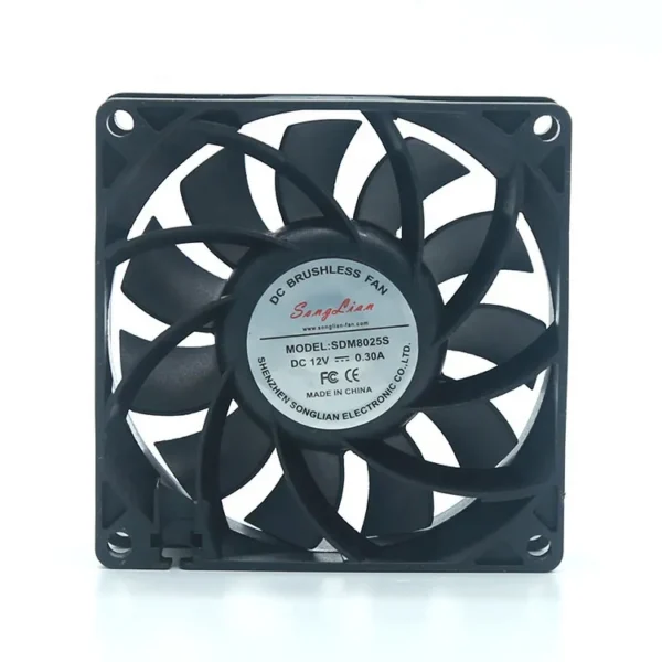 High Static Pressure Fan, 80X80X20/25/38Mm, 12V, 24V, 48V - view 5
