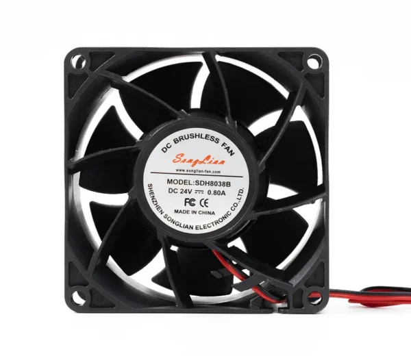 High Static Pressure Fan, 80X80X20/25/38Mm, 12V, 24V, 48V - view 6
