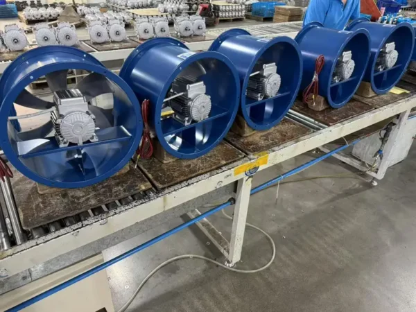 High Temperature Axial Fan, 400mm, 500mm, 1000mm, Aluminum - view 4