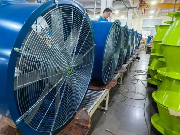 High Temperature Axial Fan, 400mm, 500mm, 1000mm, Aluminum - view 5