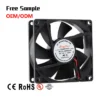 High-temperature Axial Fan, 80mm, 12V