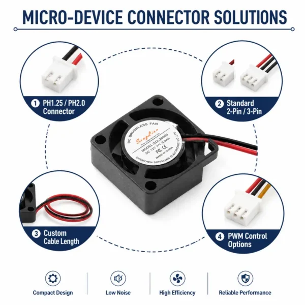 High-temperature Axial Fan, PWM, IP68, IP67, IP54 - view 2