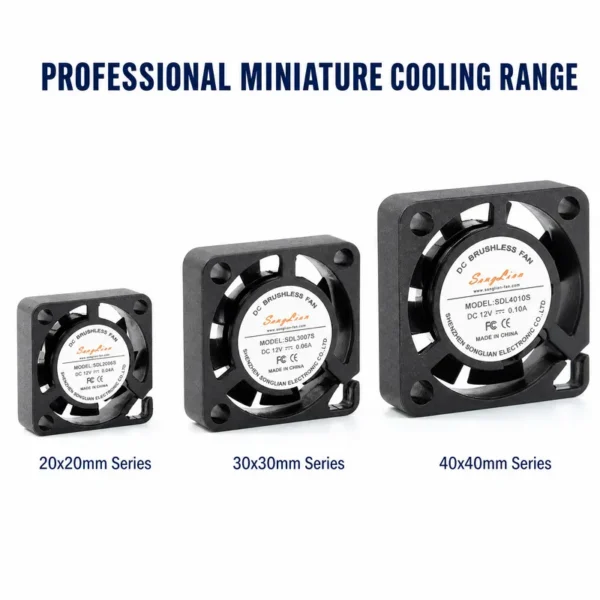 High-temperature Axial Fan, PWM, IP68, IP67, IP54 - view 3