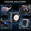 High-temperature Axial Fan, PWM, IP68, IP67, IP54 - view 6