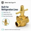 Holes Shut Off Valve, 2-1/8, ODF, HVAC - view 3