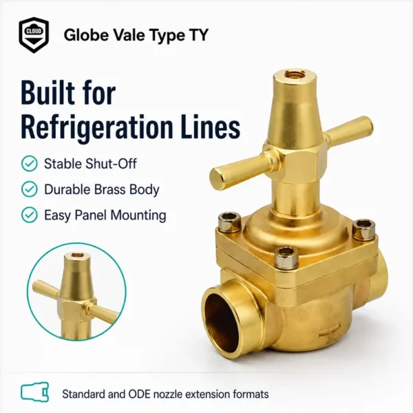 Holes Shut Off Valve, 2-1/8, ODF, HVAC - view 3