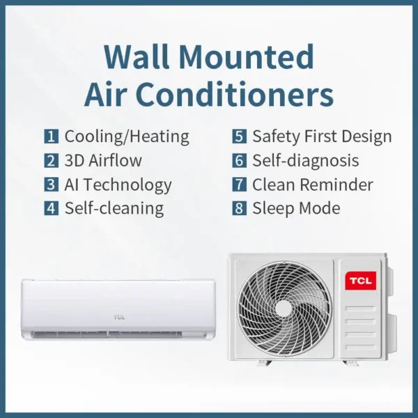 Home Air Conditioner, TCL, 9000btu, 12000btu, 18000btu - view 2