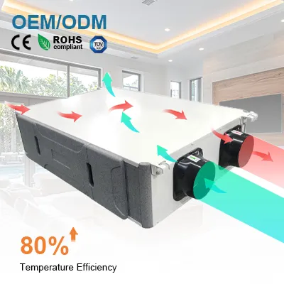 Home Hvac Systems, Ceiling, 250, M3/h, HRV