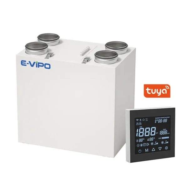 Home Hvac Systems, E-VIPO, Wall, ERV - view 2