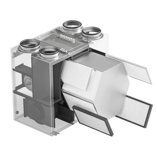 Home Hvac Systems, E-VIPO, Wall, ERV - view 4