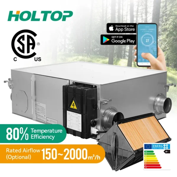 Home Hvac Systems, EPS, 150-500 m3, Galvanized Steel - view 5
