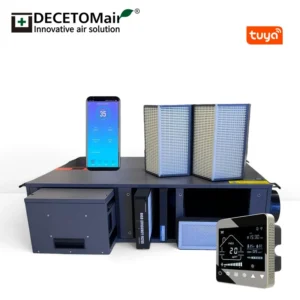 Home Hvac Systems, ERV, 400m3/h, H12, HEPA