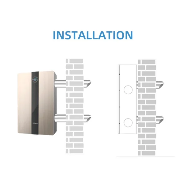 Home Hvac Systems, ERV, Wall, HEPA, Co2 - view 3